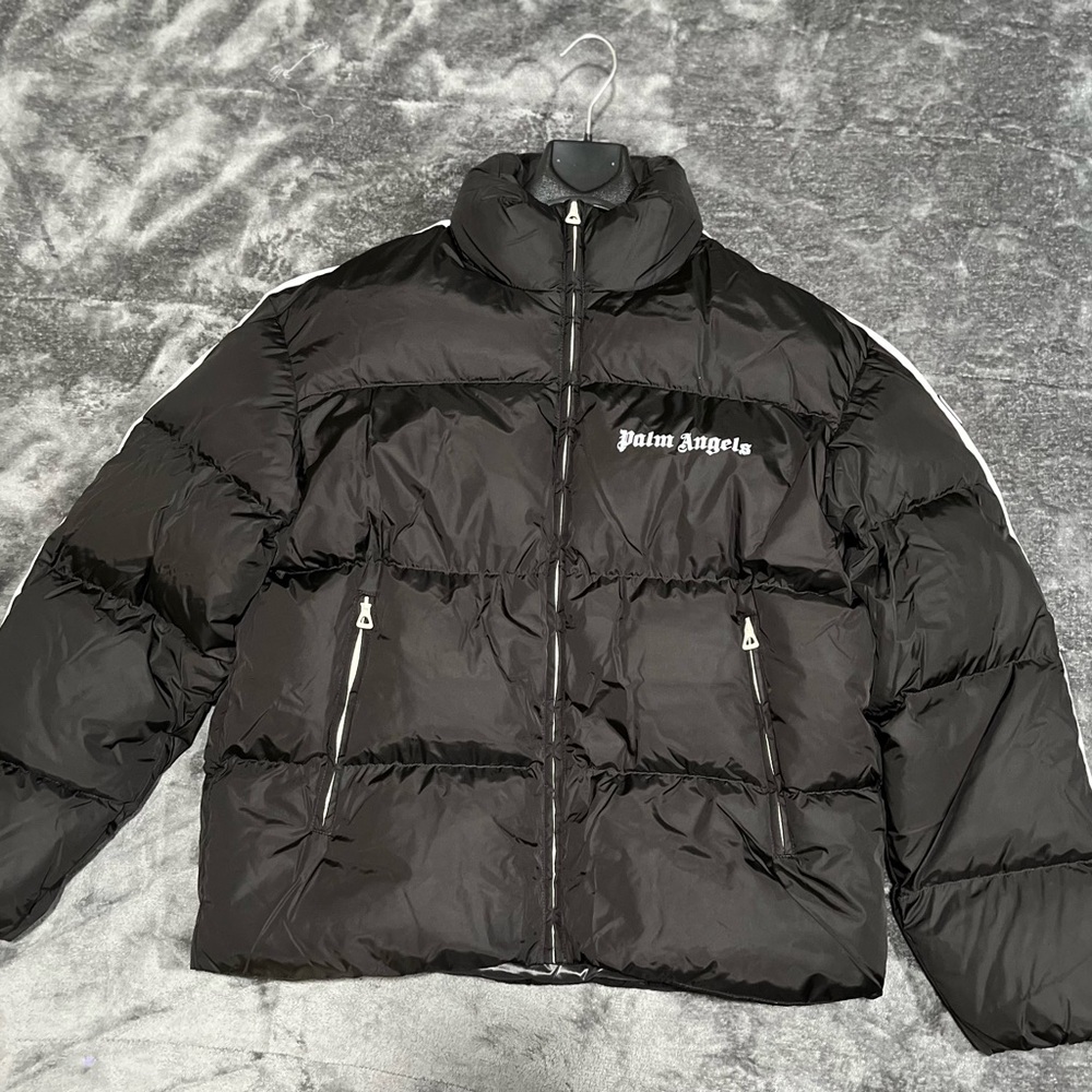 Palm Angels Black Puffer Jacket